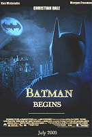 배트맨 비긴즈 포스터